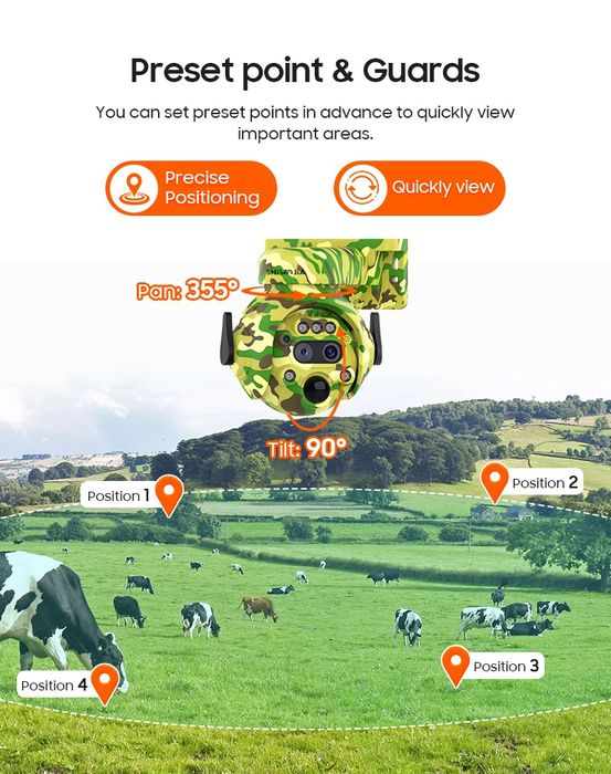 Câmera vigilância  wifi exterior solar