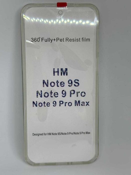 Xiaomi Redmi Note 9s/9PRO/9ProMax Etui Case z wbudowanym szkłem kod716