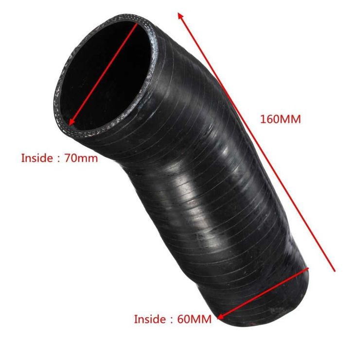 tubo de intercooler BMW E60 e61 5 serie 530d silicone curva