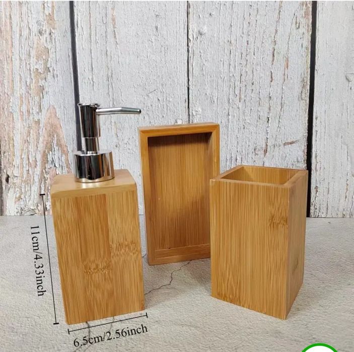 Набір для ванної кімнати з бамбуку