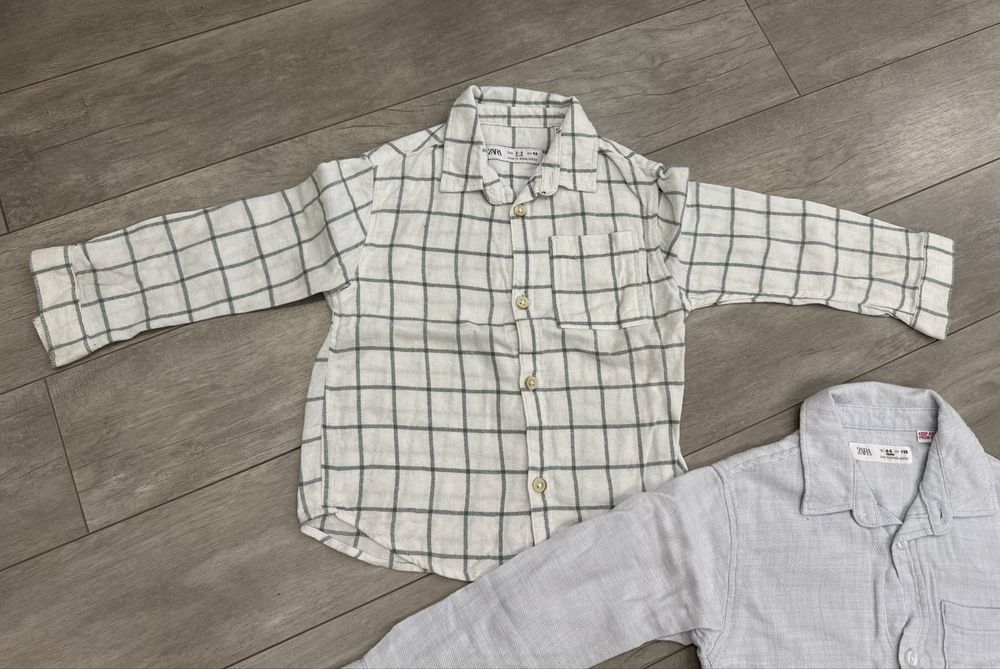 Рубашка Zara 98cm та 110cm