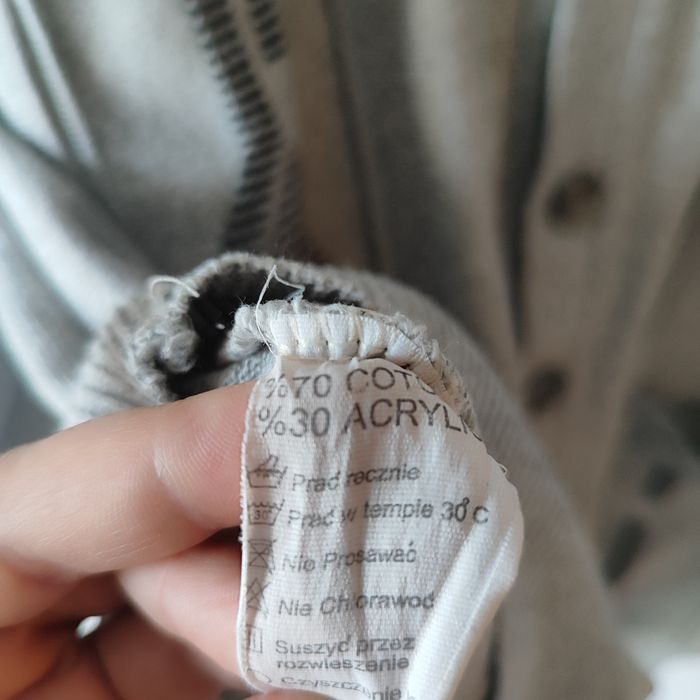 Kardigan męski 2XL, 70% bawełna