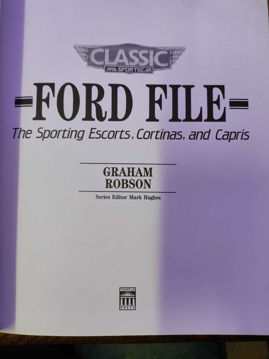 Livro Antigo Ford File: The Sporting Escorts, Cortinas, and Capris