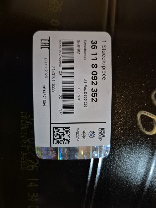 Felga ORG BMW F40 F44 819M 18" Nowa