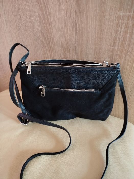 Сумка з частковим нубуком