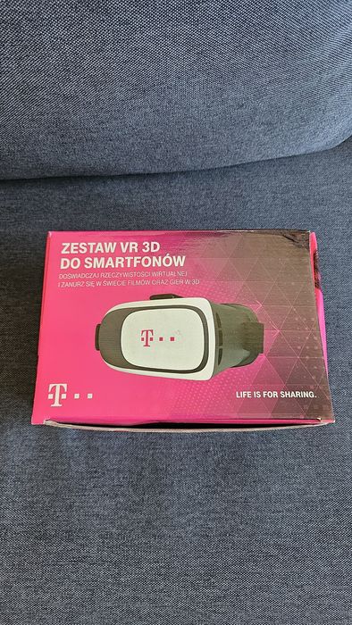 Zestaw VR 3D do smartfonów 3,5" do 6"