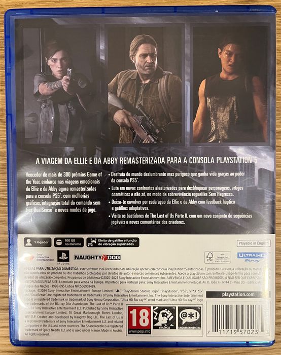 The Last of Us Parte 2 REMASTERED PS5