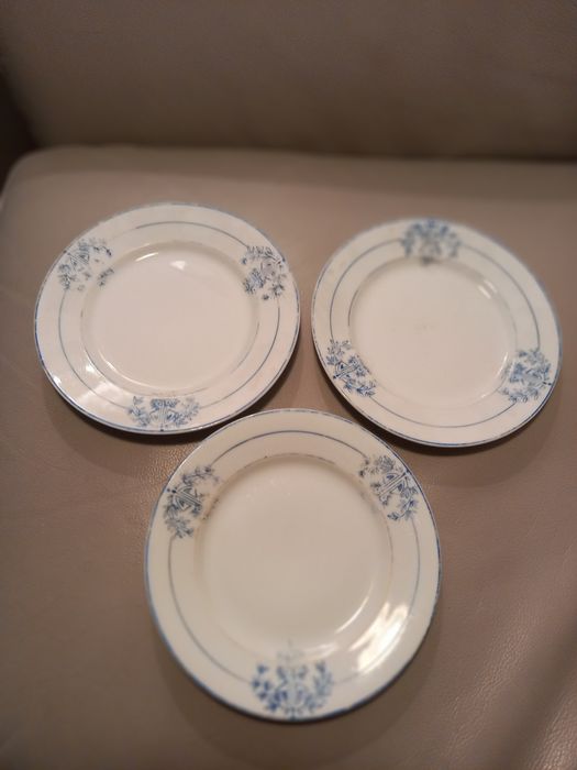 3 pratinhos loiça de Coimbra