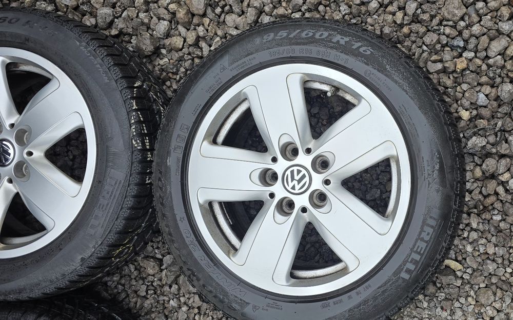 4X KOŁA VW Audi Skoda 195 60R16 Felgi 5x112 ET 47