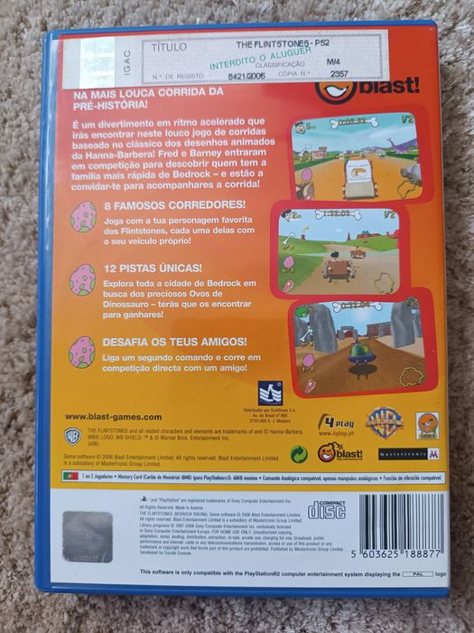 Flintstones Bedrock Racing (PS2)