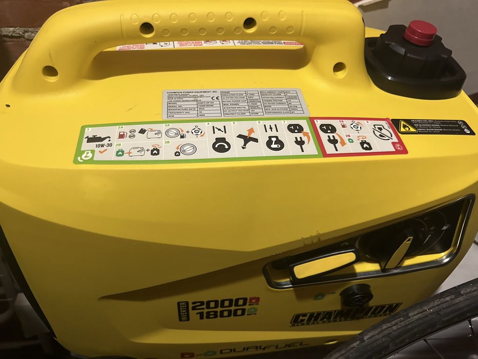 Agregat champion dual fuel benzyna+Lpg