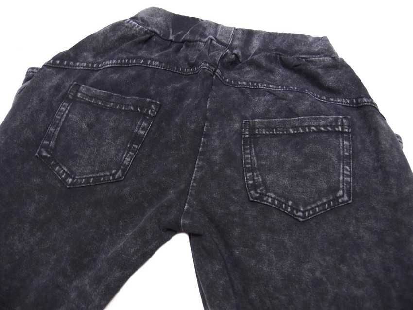 2-pak cienkie spodnie dresy 639 NICOL 16Y marmurek