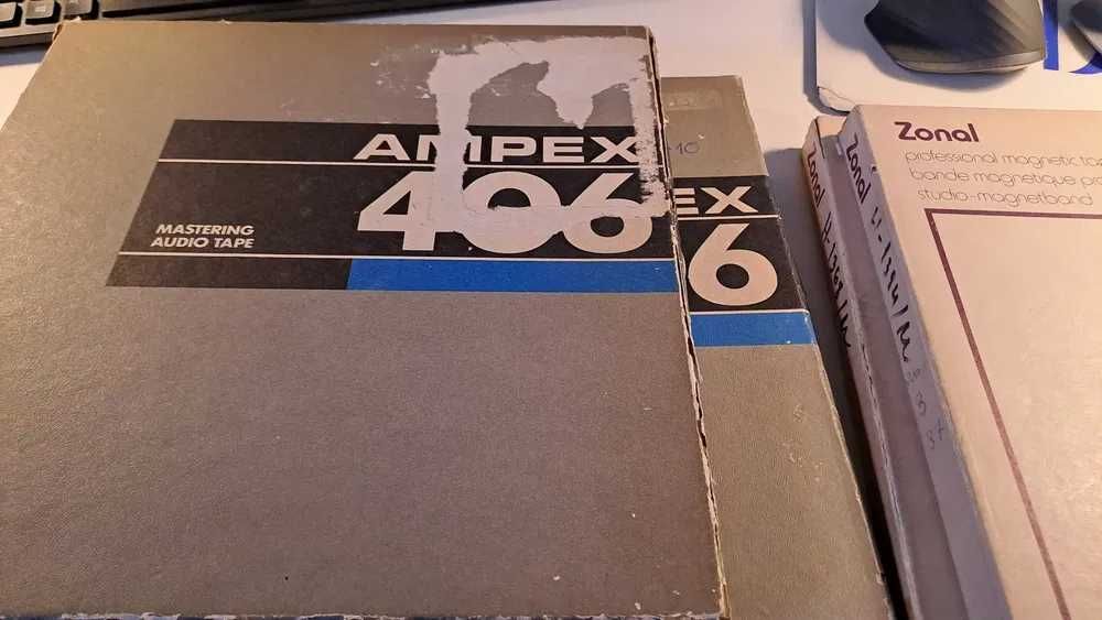 vendo fitas long play em bobines de alumínio