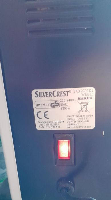 Grzejnik elektryczny SilverCrest  farelka + pilot