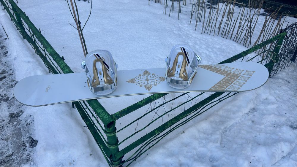 Komplet Snowboard Damski/Młodzieżowy Raven Pearl 142cm + Buty 37.5