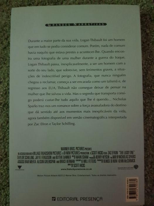 Livro um homem com sorte