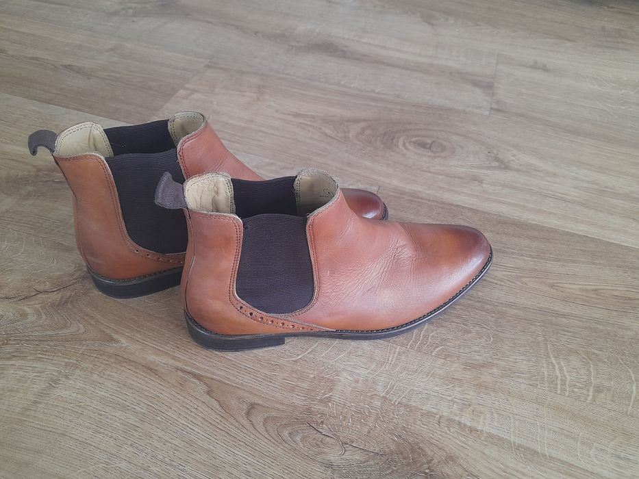 Sztyblety skórzane męskie CLARKS