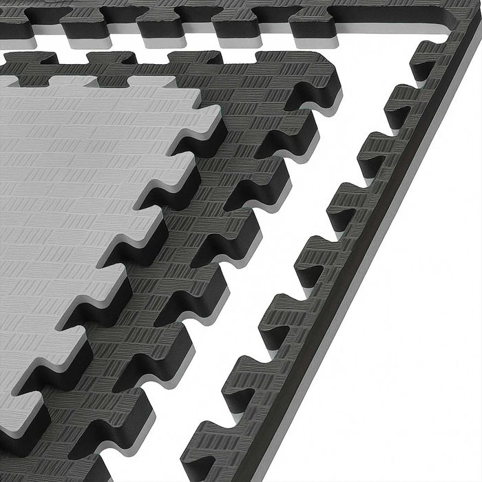 Mata puzzel piankowy pojedynczy 1x1m pod sprzęt na siłownie gruby 4cm