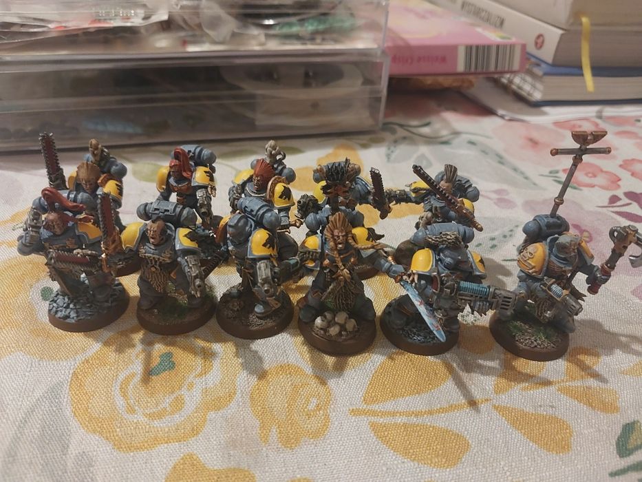 Space Wolves Blood claws Plus Jeden dowódca Wilczej straży Warhammer 40000