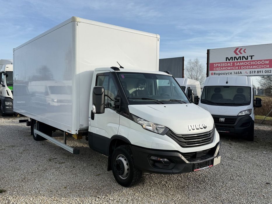 Iveco Daily 72-180/2024/Automat Hi-Matic/kontener 15 epalet/winda 1000kg/poduszki fabryczne/