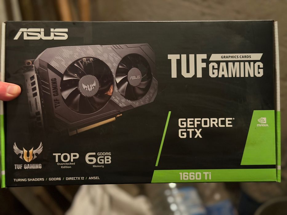 Відеокарти ASUS TUF Gaming GeForce GTX 1660 Ti 6GB
