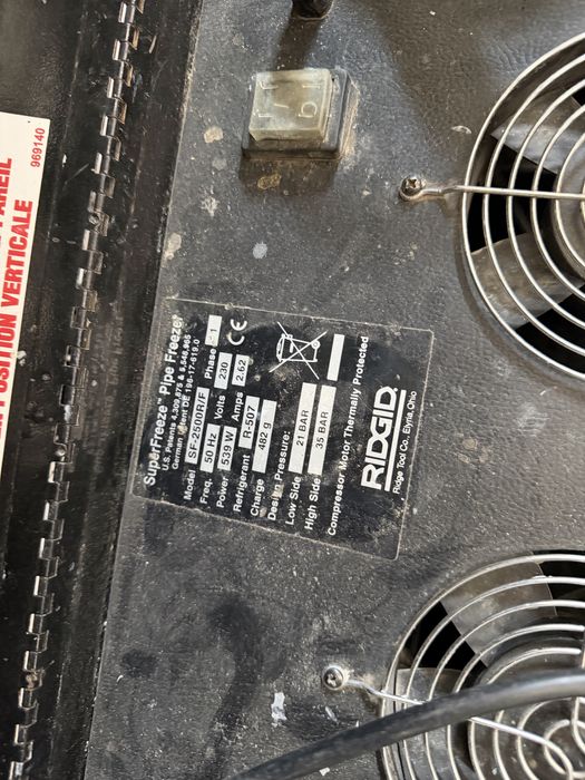 Ridgid Zamrażarka do rur SF-2500