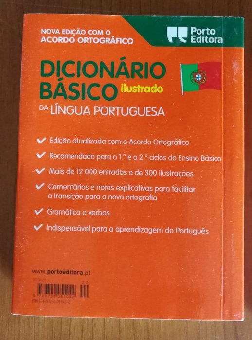 Dicionários escolares 1 ciclo Português e Português-Inglês