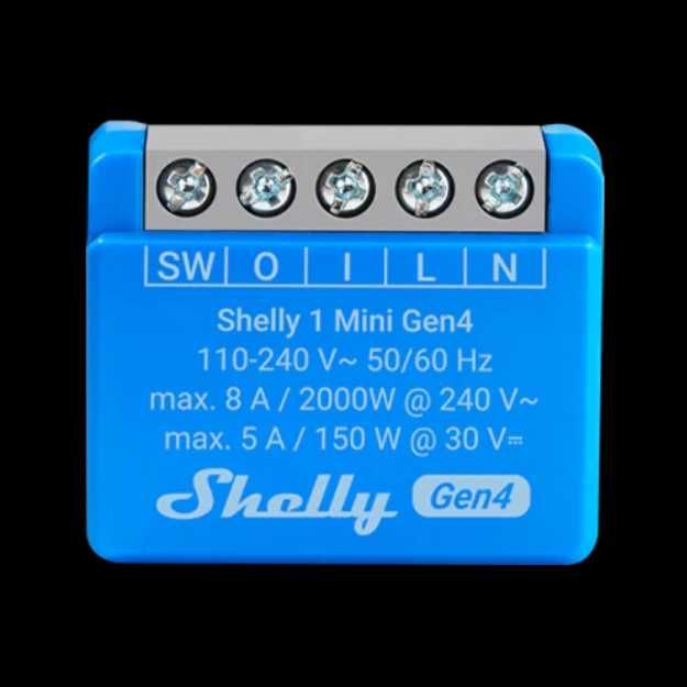 [NOVO] Módulo WiFi Shelly 1 Mini Gen4, 1 Gen4,1PM Mini Gen4 e 1PM Gen4