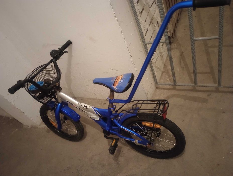 Rower mexller 16" niebieski
