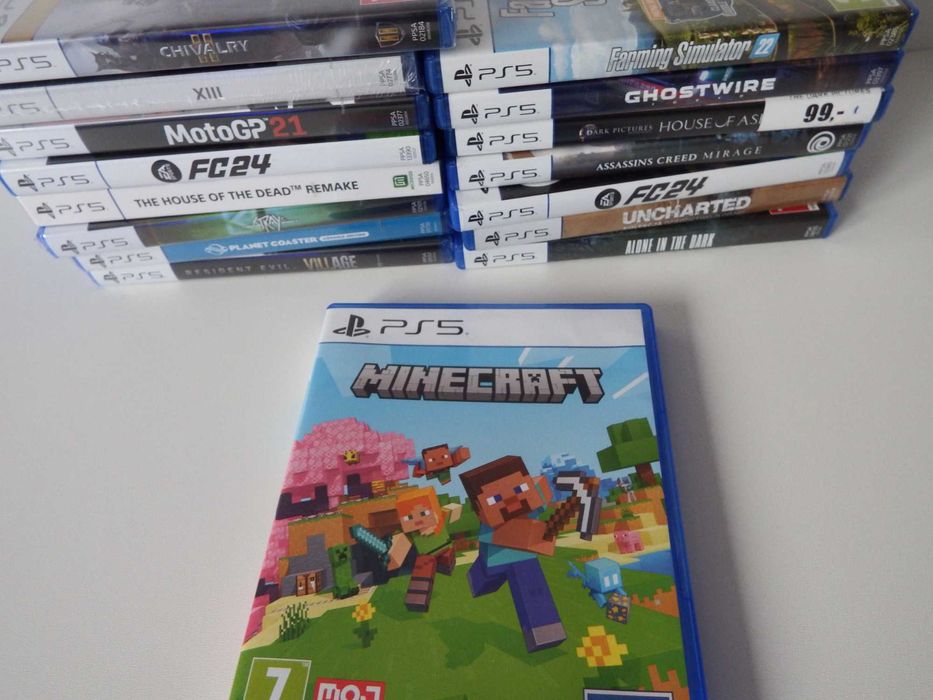 GRY PS5 PŁOCK Ronin Stellarblade MINECRAFT FC24 Alan Wake II Uncharted