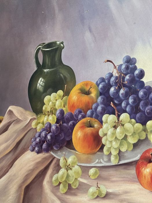 Martwa natura E. Krüger z okresu międzywojennego