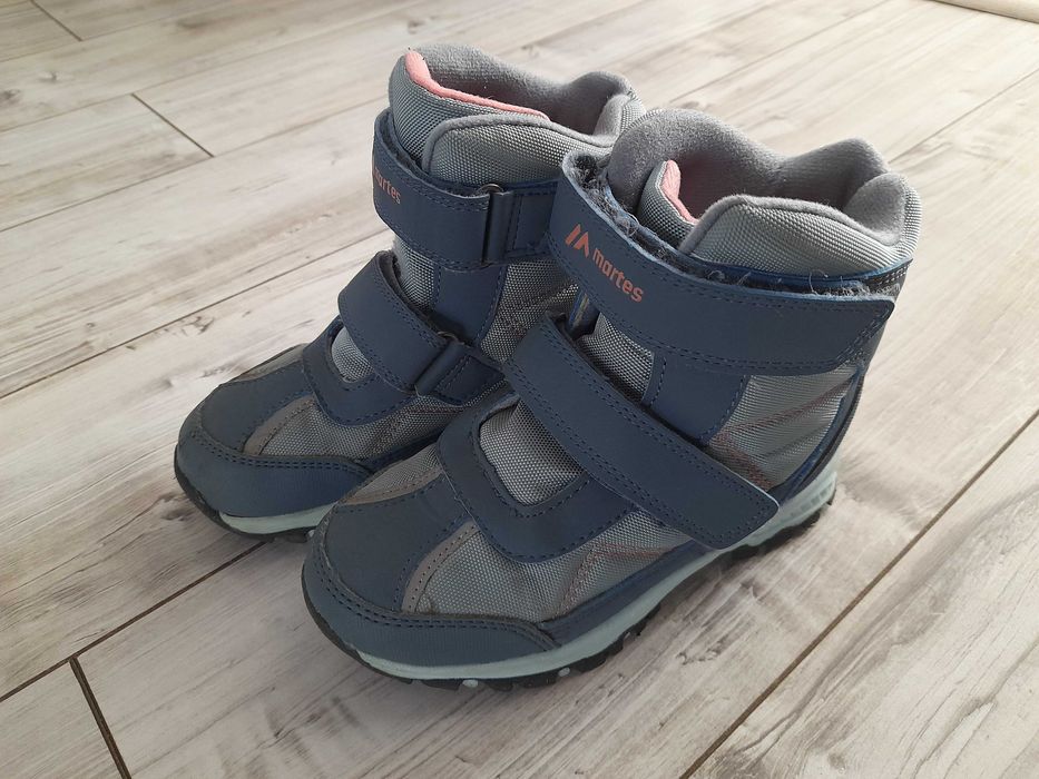 Niebieskie buty zimowe dla dziewczynki (rozmiar 28)