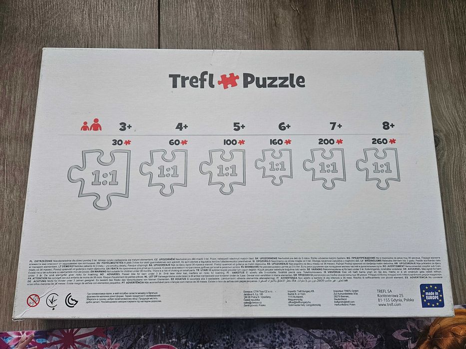 Пазл Frozen Trefl  (13195)  260 эл. 60х40 см, Холодное сердце.