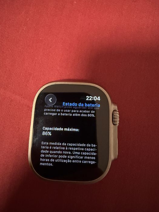 Apple Watch Ultra 1 – 49mm – Bateria 86%