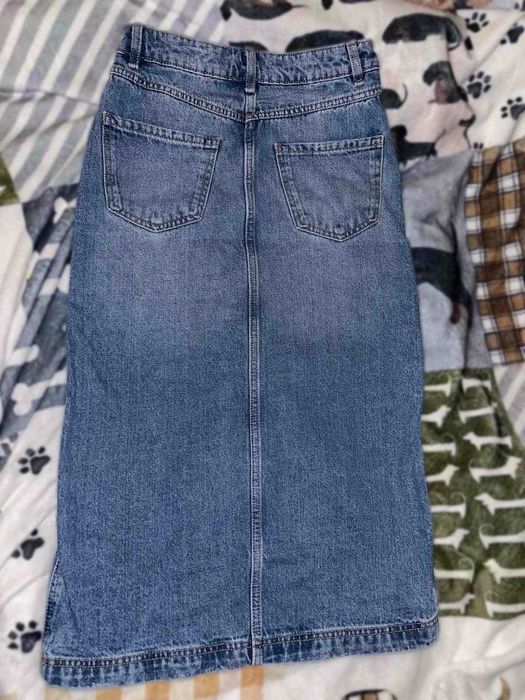 джинсова довга спідниця  reserved