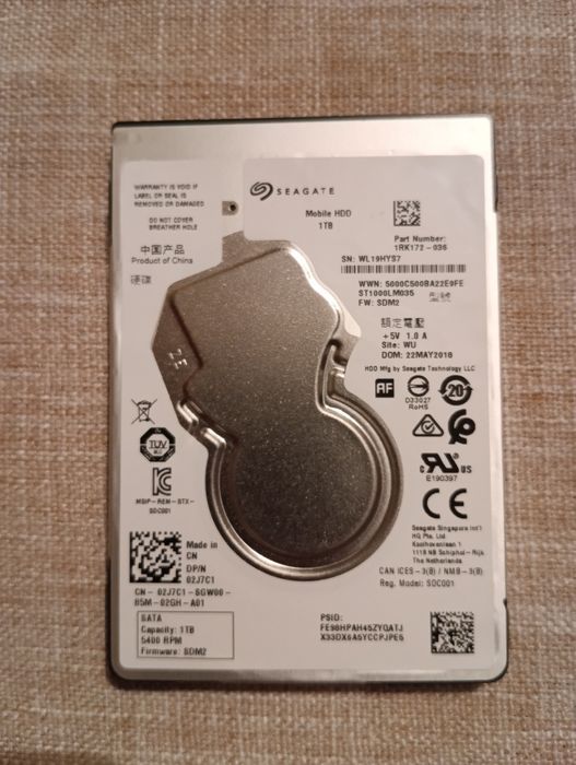 Продам зовнішній накопичувач HDD 1Tb