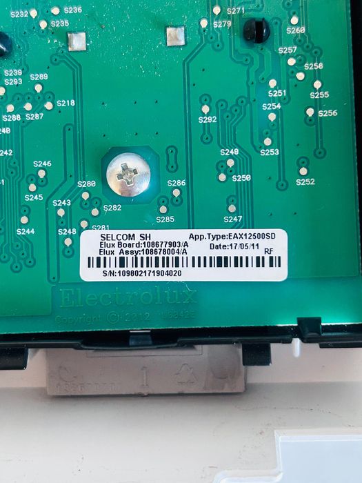 Oryginalny moduł sterujący pralki ELECTROLUX UFC0M107 EAX12500SD