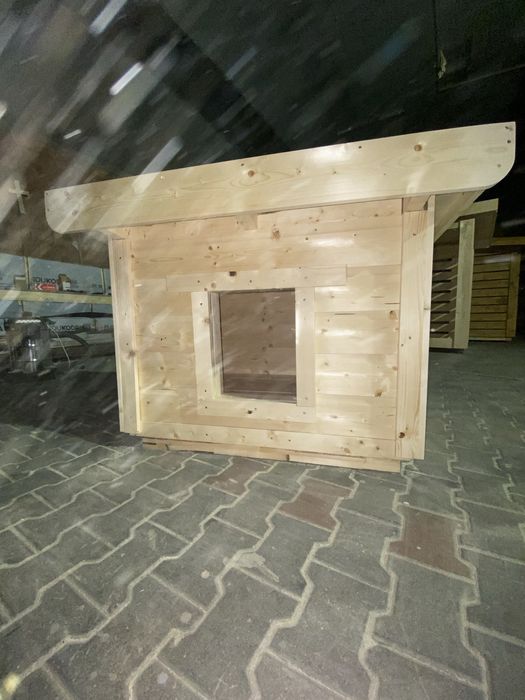 Drewniana buda dla psa- Ocieplona- Producent