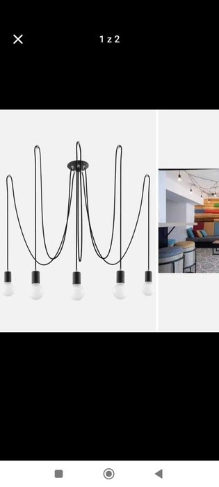 Sprzedam lampę spider/pająk