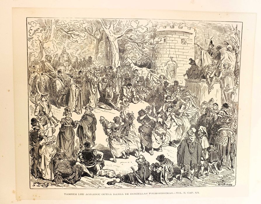 Gravuras Dom Quixote de la Mancha Gustave Doré H. Pisan 1866 15