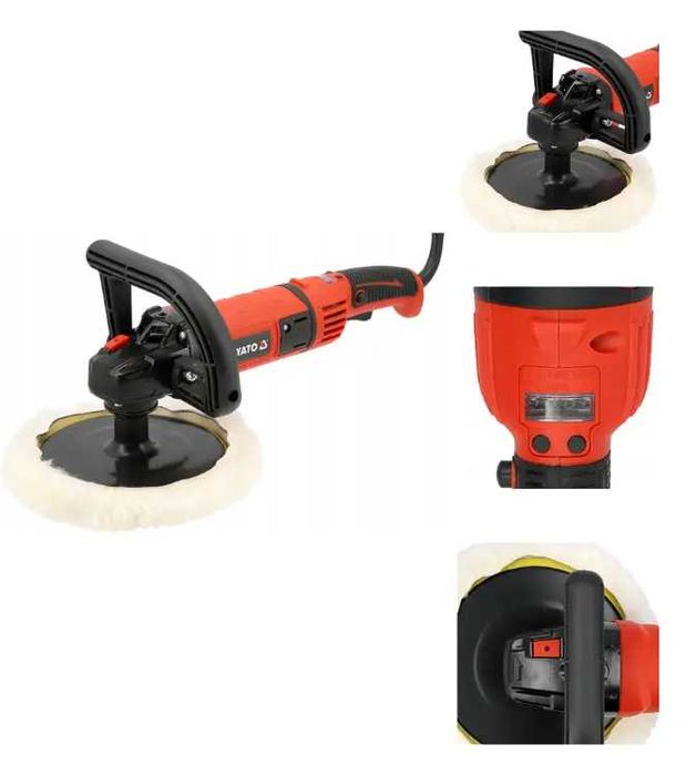 Полірувальна машина електрична Yato YT-82198 180мм /1400Вт /3200 об/хв