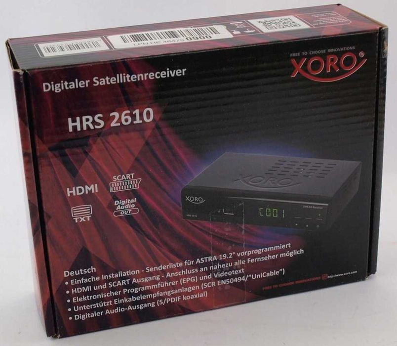 Tuner Satelitarny DVB-S/S2 Xoro HRS 2610 i inne