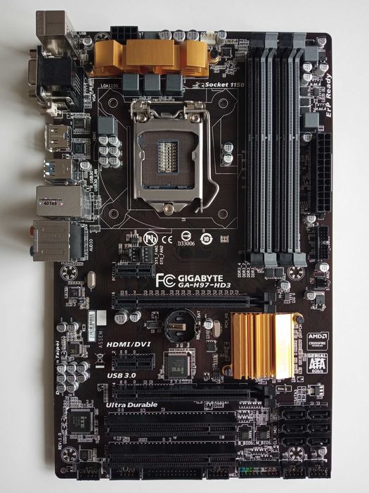 Płyta główna GIGABYTE GA-H97-HD3, LGA 1150, DDR 3, PCIe 3.0, USB 3.0
