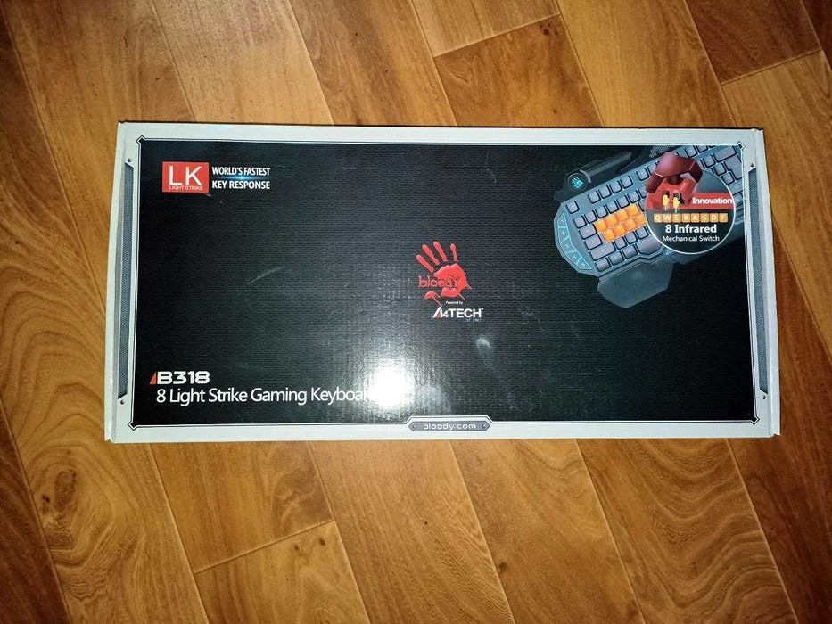 Клавіатура дротова ігрова з підсвіткою A4TECH B318