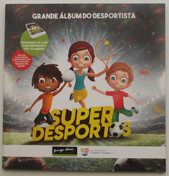 Caderneta + 120 Cartas Super Desportos Pingo Doce