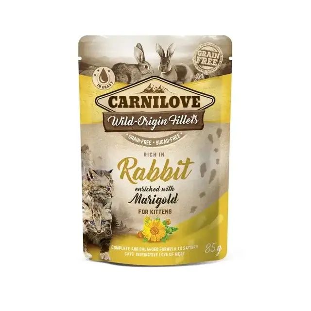 Розпродаж Вологий корм для котів Carnilove pouch 85 г