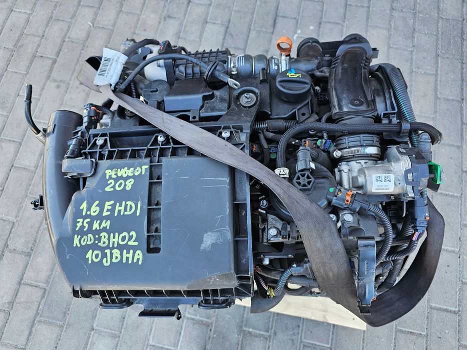 Silnik kompletny PEUGEOT 208 I 1.6 EHDI E HDI BH02