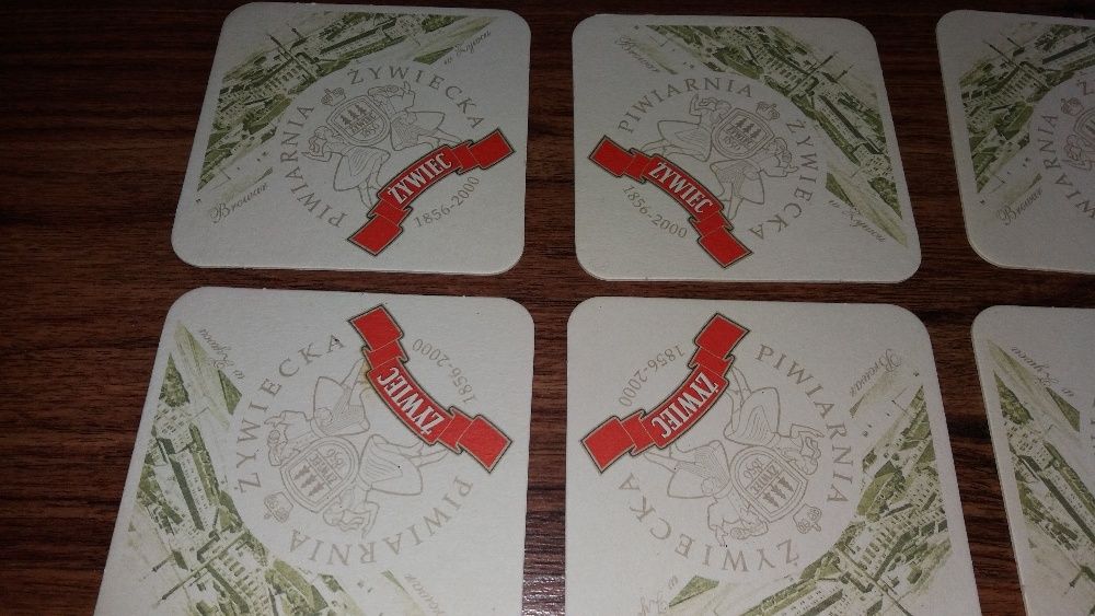 Podkładki pod szklanki na piwo