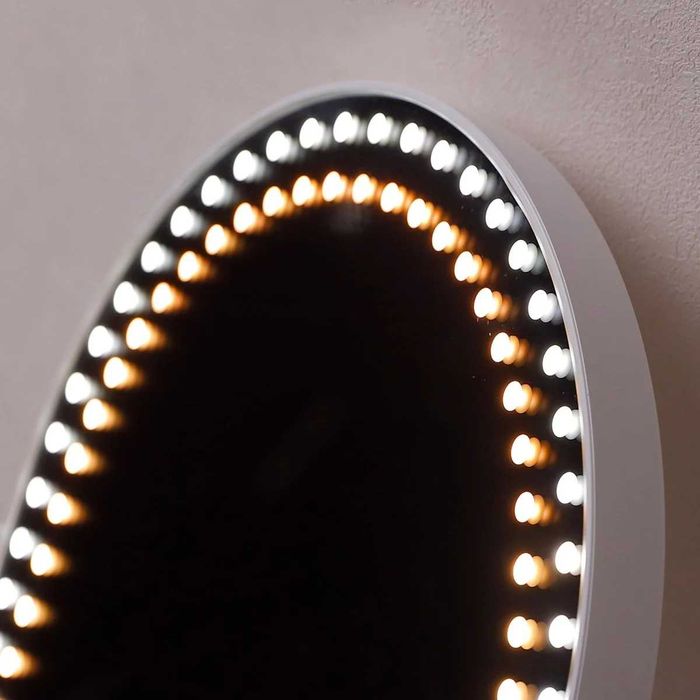 Lusterko do makijażu LED Hollywood Łukowe Nowe 25x30 Nowość Piękne