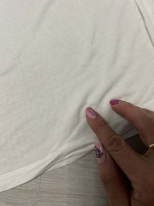 # Reserved bluzka krótki rękaw przezroczysty przód